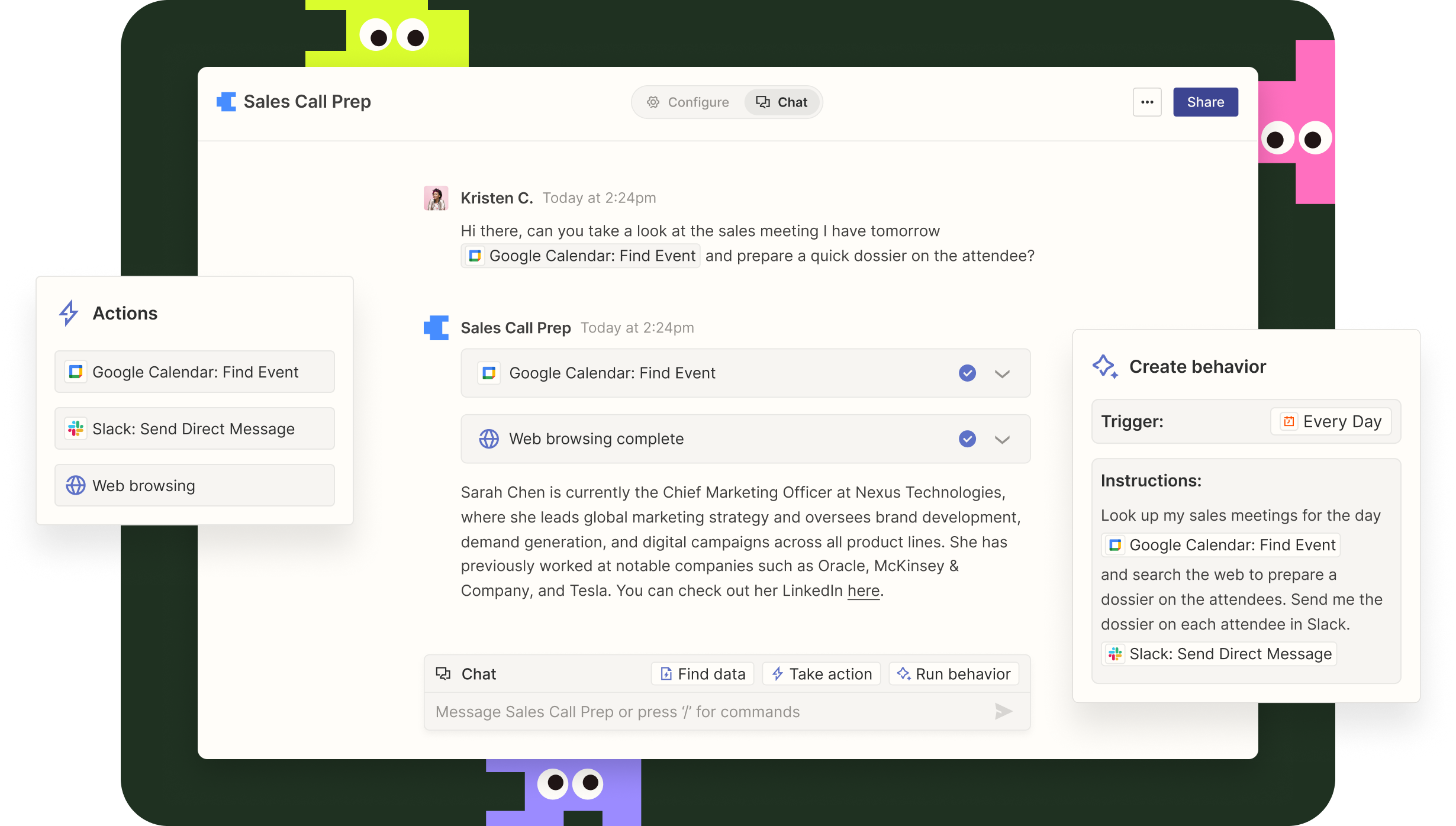 Intelligent AI automation